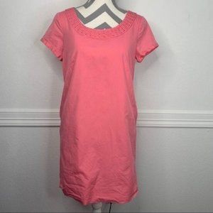 J. Crew Basket Weave Portico Cotton/Silk Dress